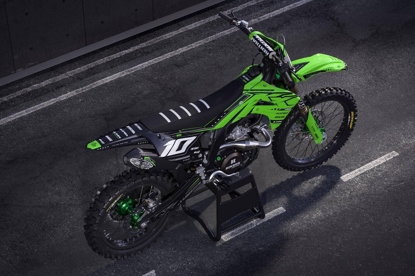 Kit Déco Kawasaki KXF 250 2021-2024 & KXF 450 2019-2023 - REPLICA