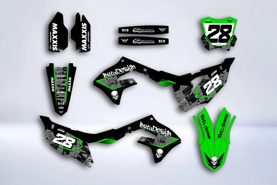 Kit Déco Kawasaki KXF 250 2021-2024 & KXF 450 2019-2023 - Ryvox
