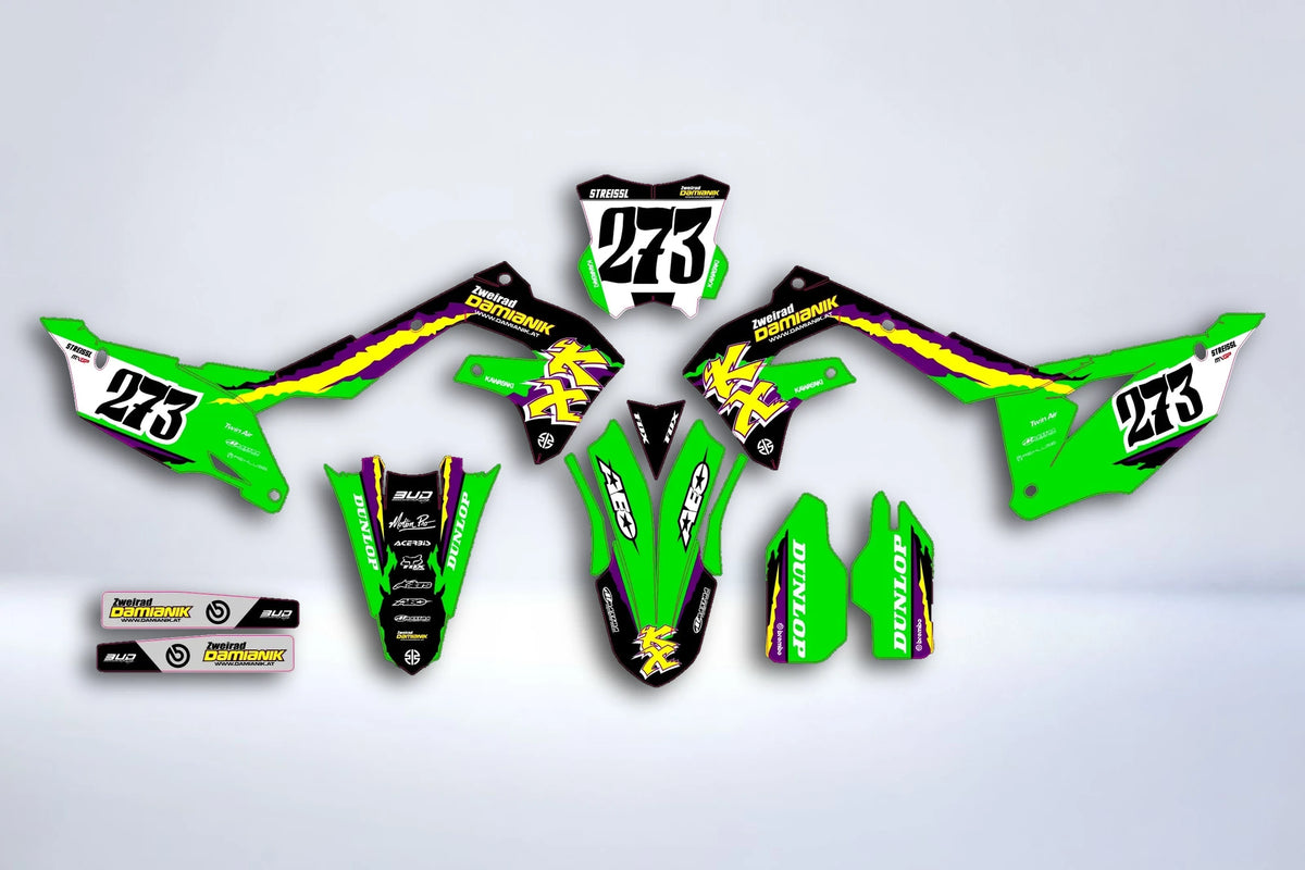 Kit Déco Kawasaki KXF 250 2021-2024 & KXF 450 2019-2023 - Xyntrix