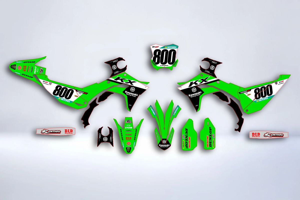 Kit Déco KAWASAKI KXF 250 2025 & KXF 450 2024-2025 - KRYPTIX