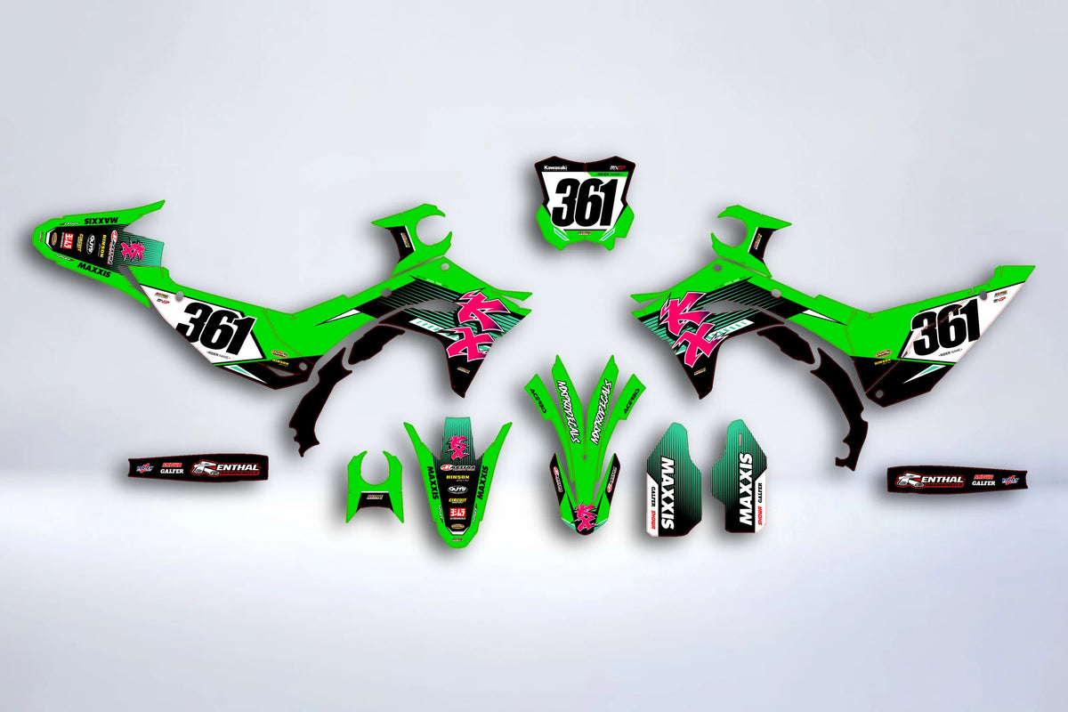 Dekor-Kit KAWASAKI KXF 250 2025 & KXF 450 2024-2025 - ZYNTRIX