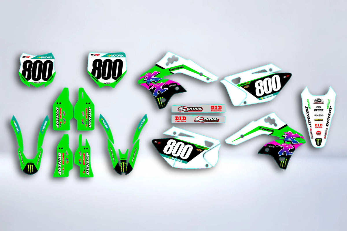 graphics kit KAWASAKI KXF 450 2006-2008 - FENRIX