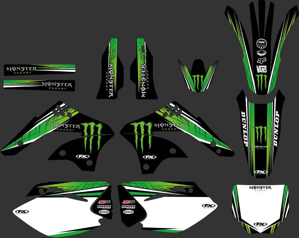 Dekor-Kit KAWASAKI KXF 450 2006-2008 MONSTER #3