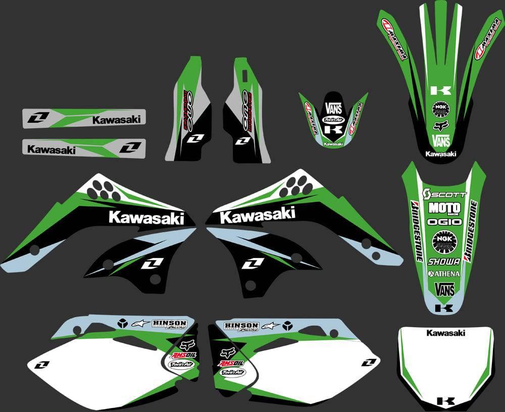 Dekor-Kit KAWASAKI KXF 450 2006-2008 ORIGINE