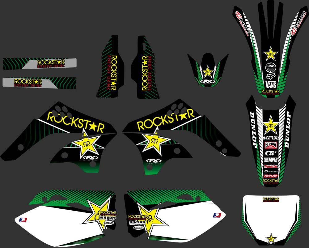 Kit Déco KAWASAKI KXF 450 2006-2008 ROCKSTAR