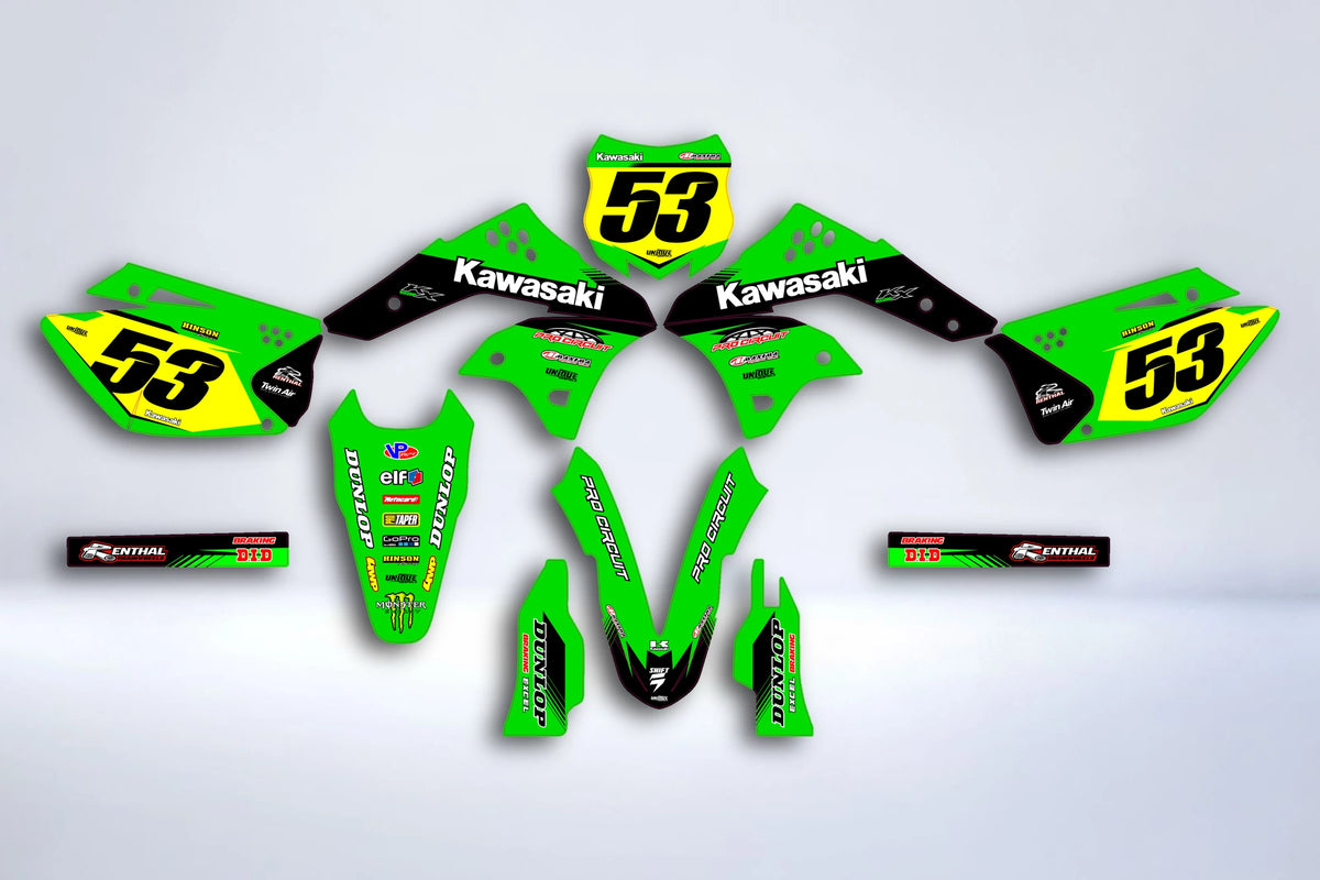 Kit déco KAWASAKI KXF 450 2006-2008 - TERRAX