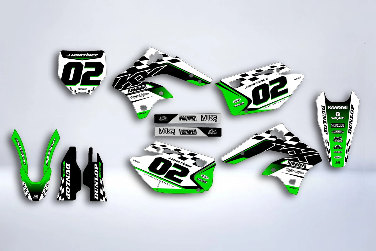 kit gráfico KAWASAKI KXF 450 2006-2008 - TORQON