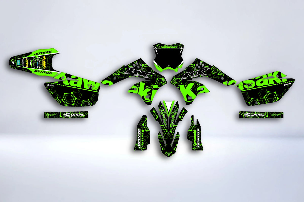 graphics kit KAWASAKI KXF 450 2006-2008 - VORXEN
