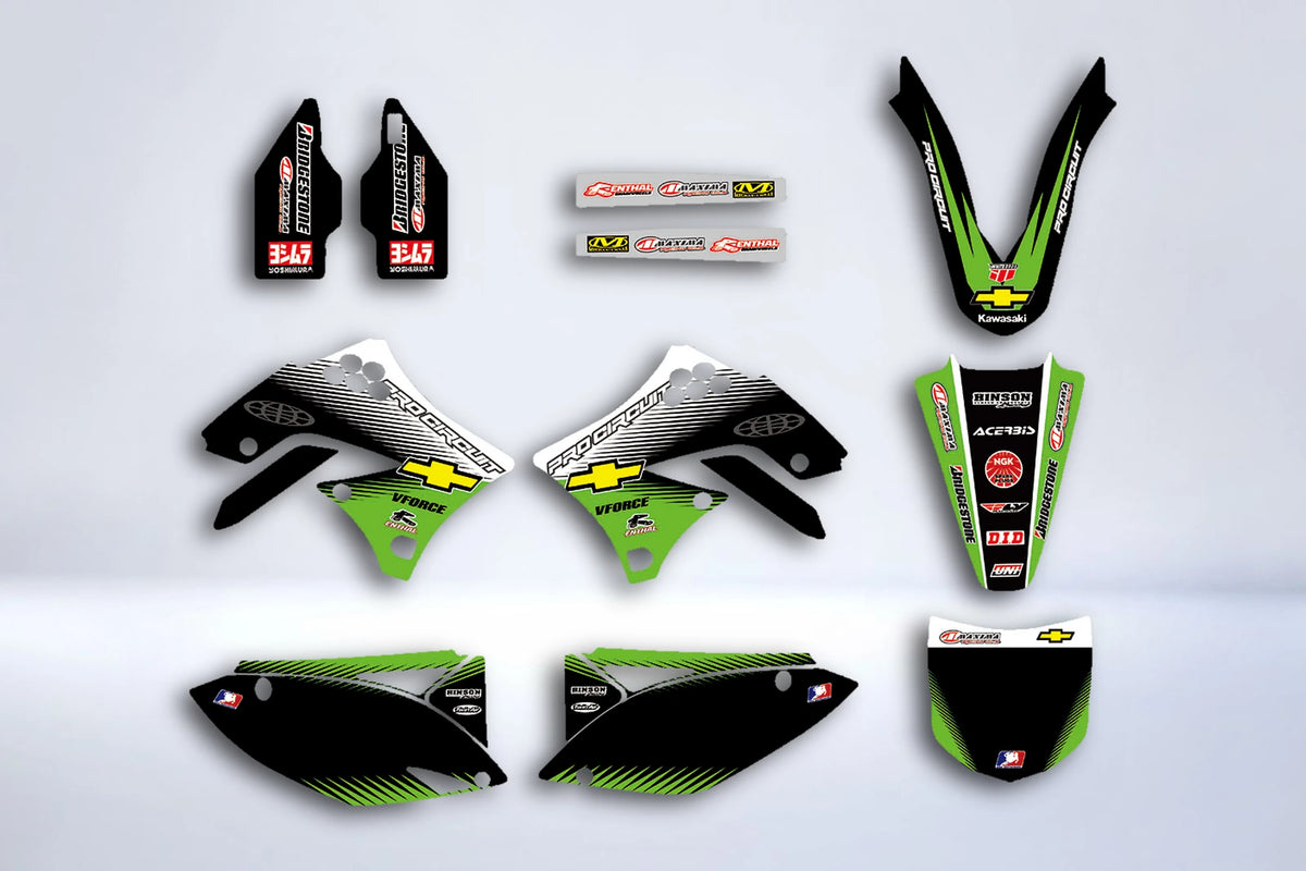 graphics kit KAWASAKI KXF 450 2009-2011 PRO CIRCUIT