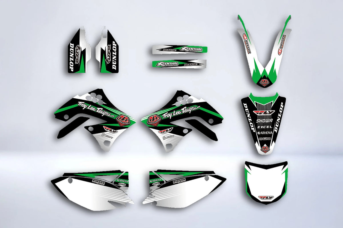 kit grafiche KAWASAKI KXF 450 2009-2011 TROY LEE