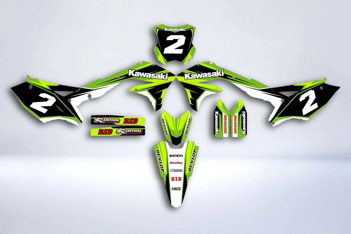 Kit déco KAWASAKI KXF 450 2016-2018 FACTORY
