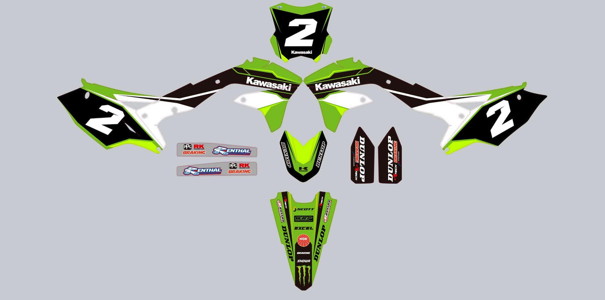 Dekorationskit KAWASAKI KXF 450 2016-2018 ORIGINAL #2
