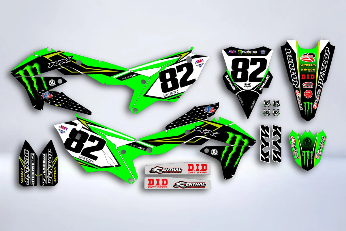 Kit de adhesivos KAWASAKI KXF 450 2016 - MAVE