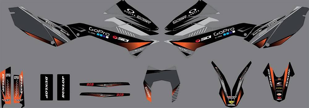 Graphics kit KTM 690 SMCR 2012-2018 - FACTORY
