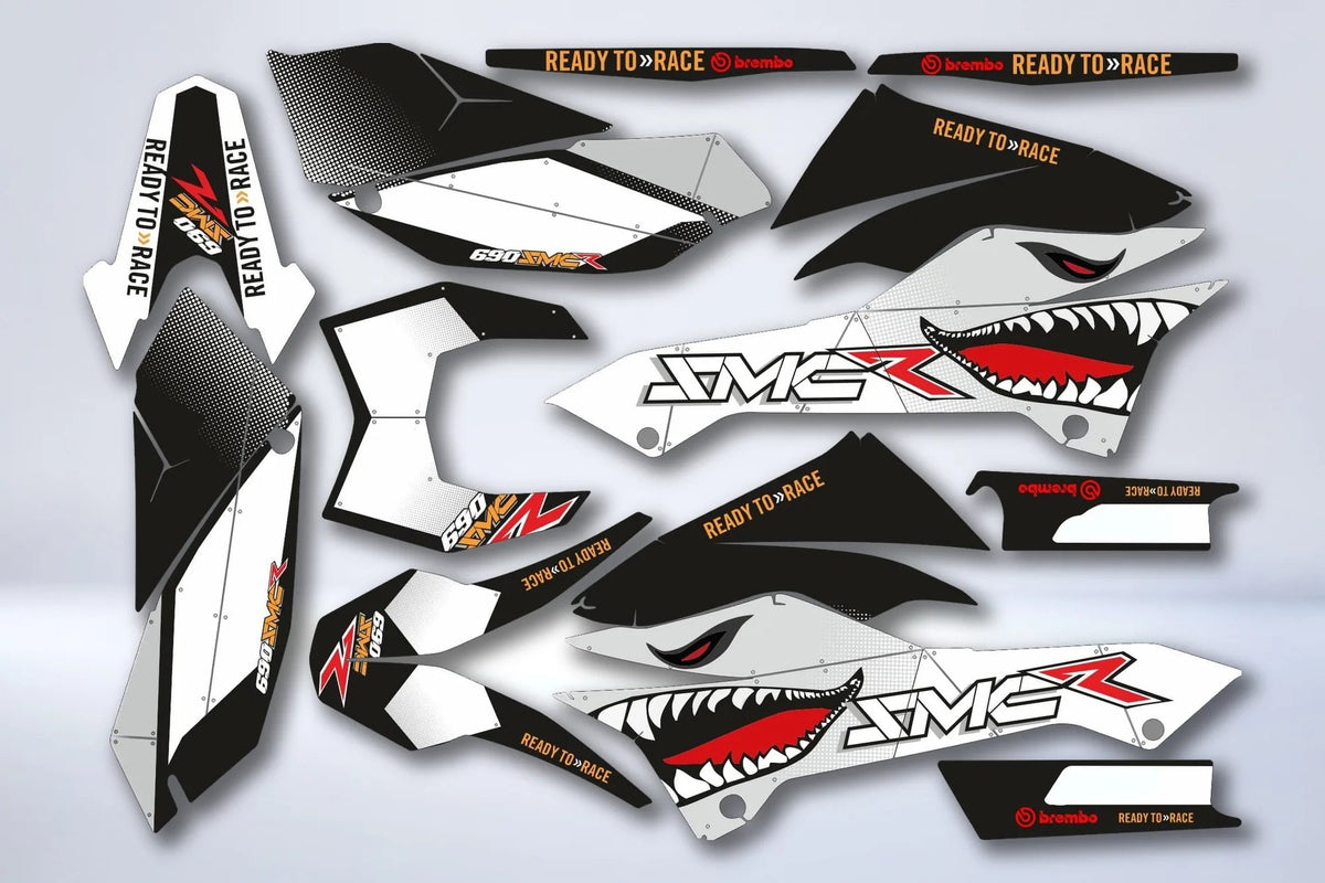 Kit autocolantes KTM 690 SMCR 2012-2018 - REQUIN