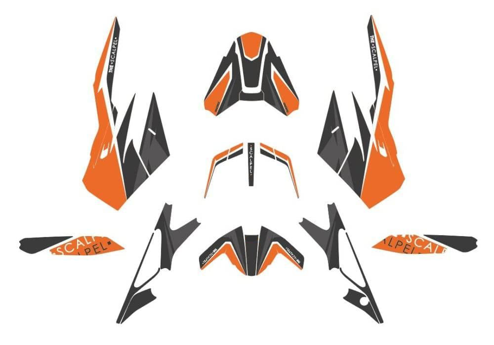 kit gráfico KTM 790/890 DUKE R - FACTORY R2R V2