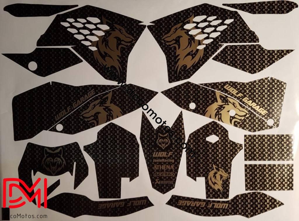 Kit Déco KTM EXC EXC-F SX SX-F 2007-2011 WOLF