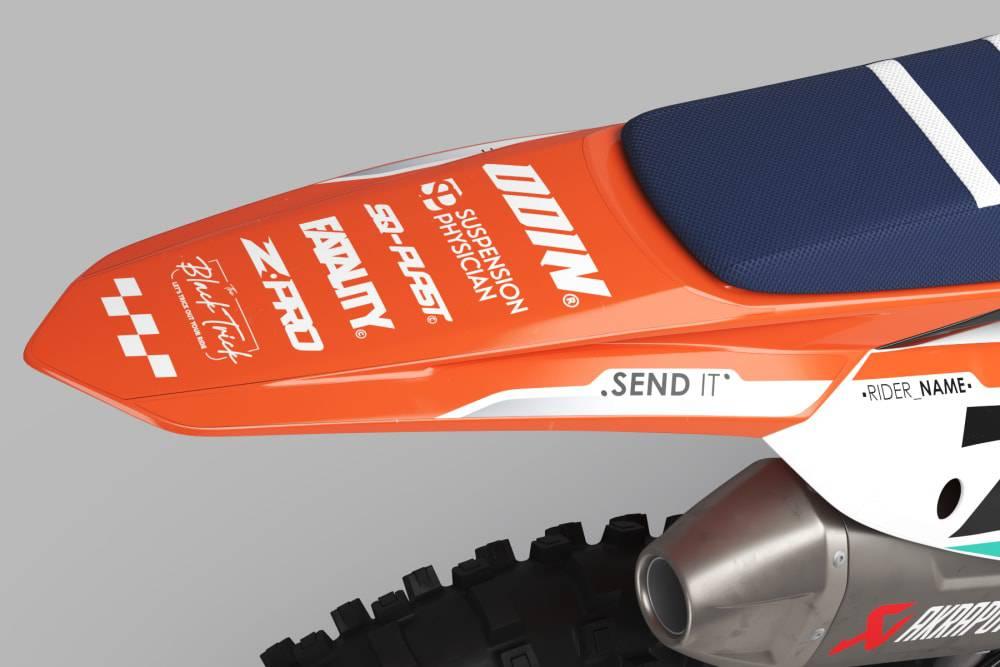 kit gráfico KTM adaptable a todos los modelos - HUGIN