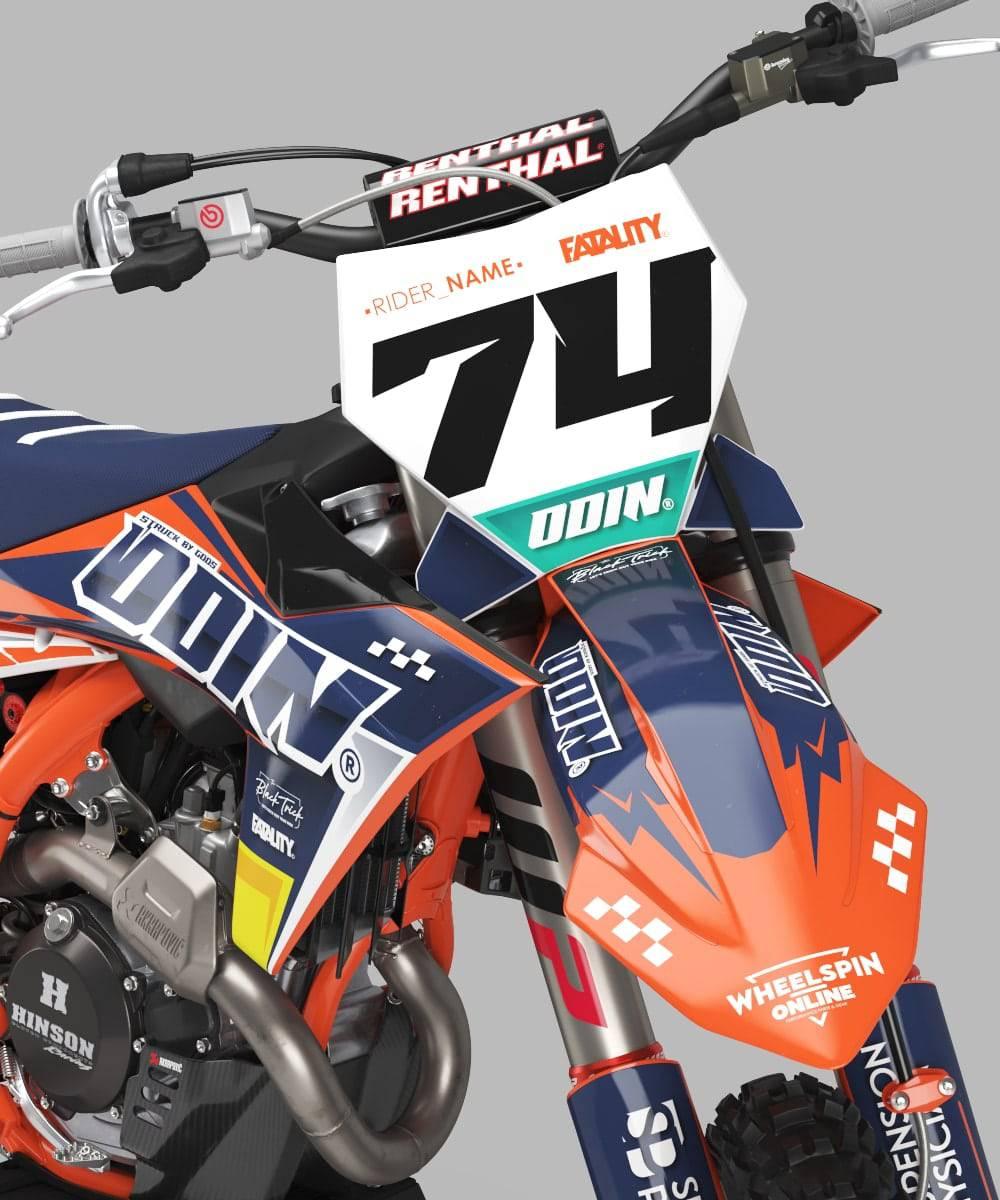 kit gráfico KTM adaptable a todos los modelos - HUGIN