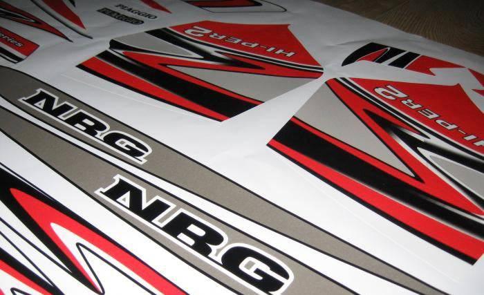 Dekor-Kit Piaggio NRG FACTORY ROT