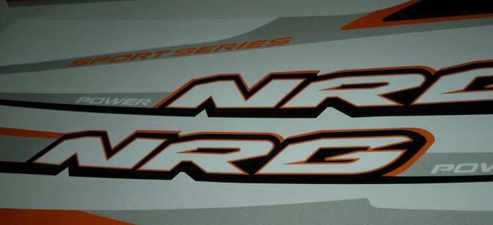 Dekor-Kit Piaggio NRG Orange