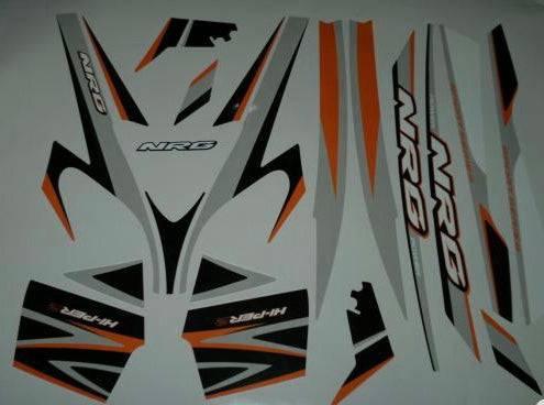 Dekor-Kit Piaggio NRG Orange