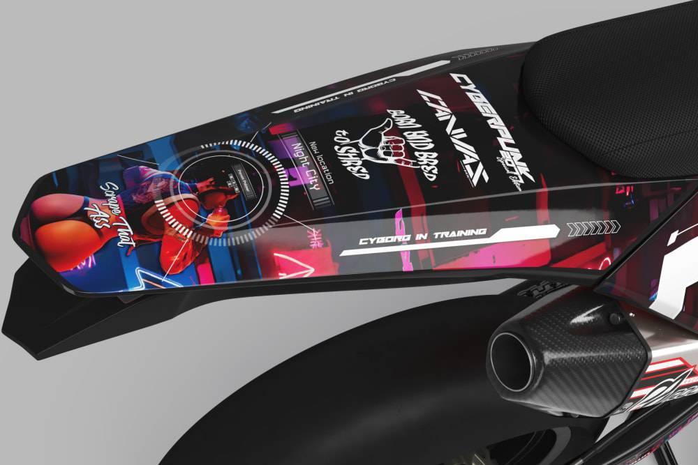 kit gráfico KTM adaptável a todos os modelos - CYBORG