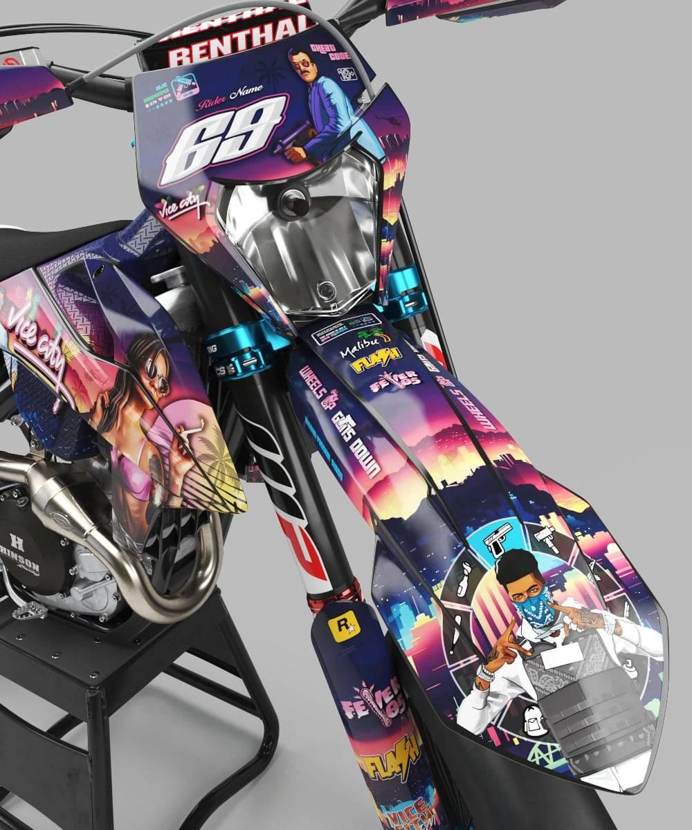 KTM graphics kit adaptable to all models - VICE CITY