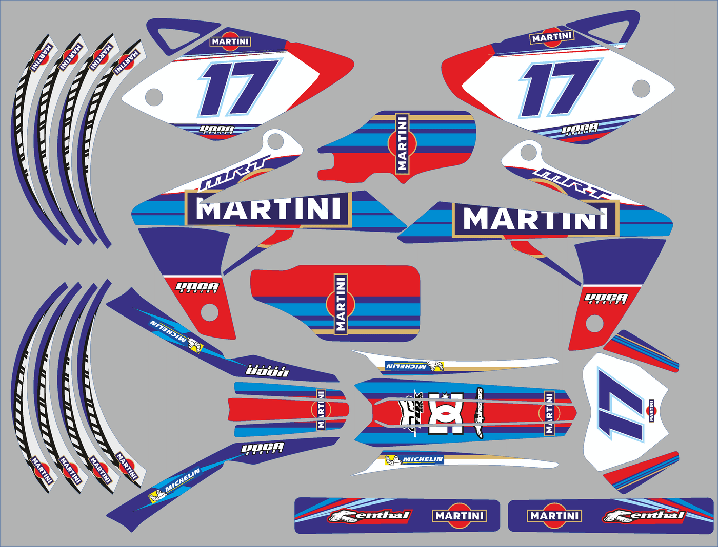 Kit Deco RIEJU MRT 2009-2021 - MARTINI