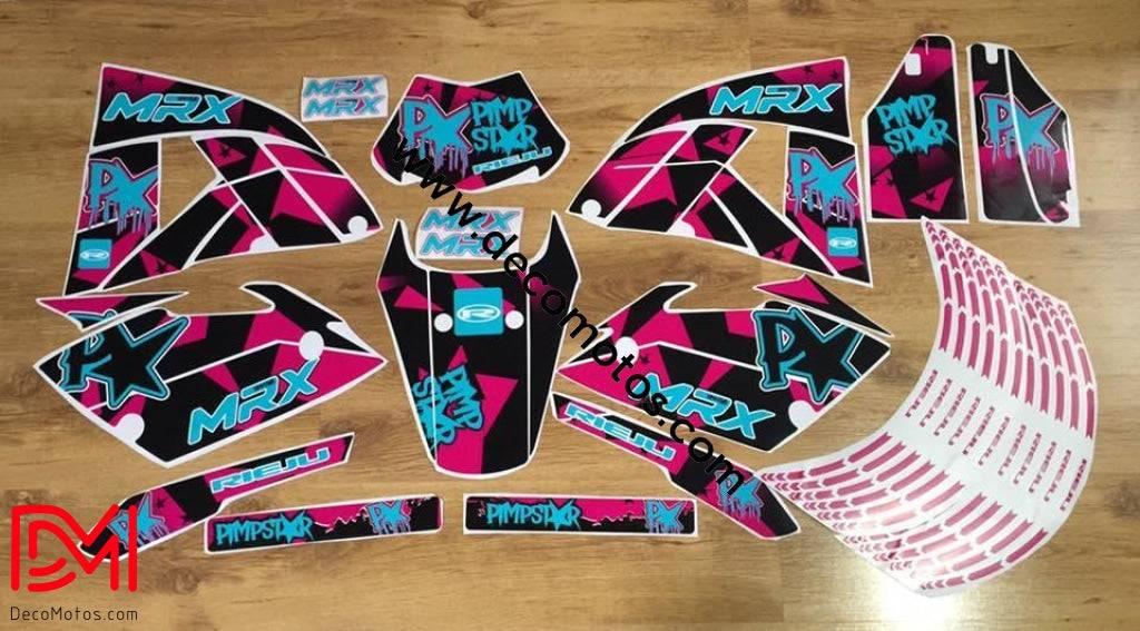 kit gráfico RIEJU SMX / MRX - PINK BLUE