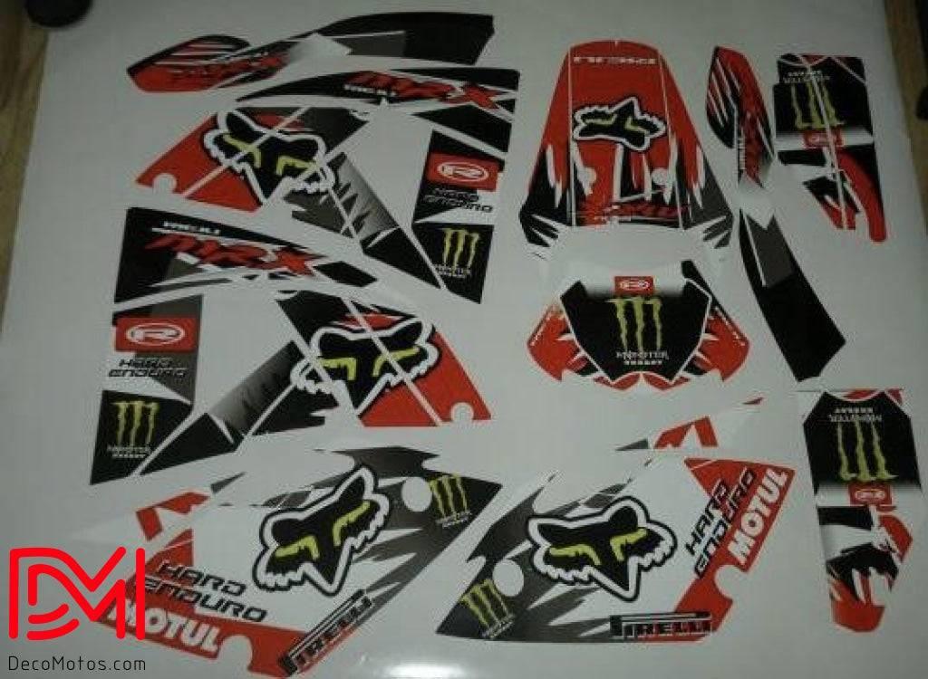 Kit Decoração RIEJU SMX / MRX - VERMELHO FOX