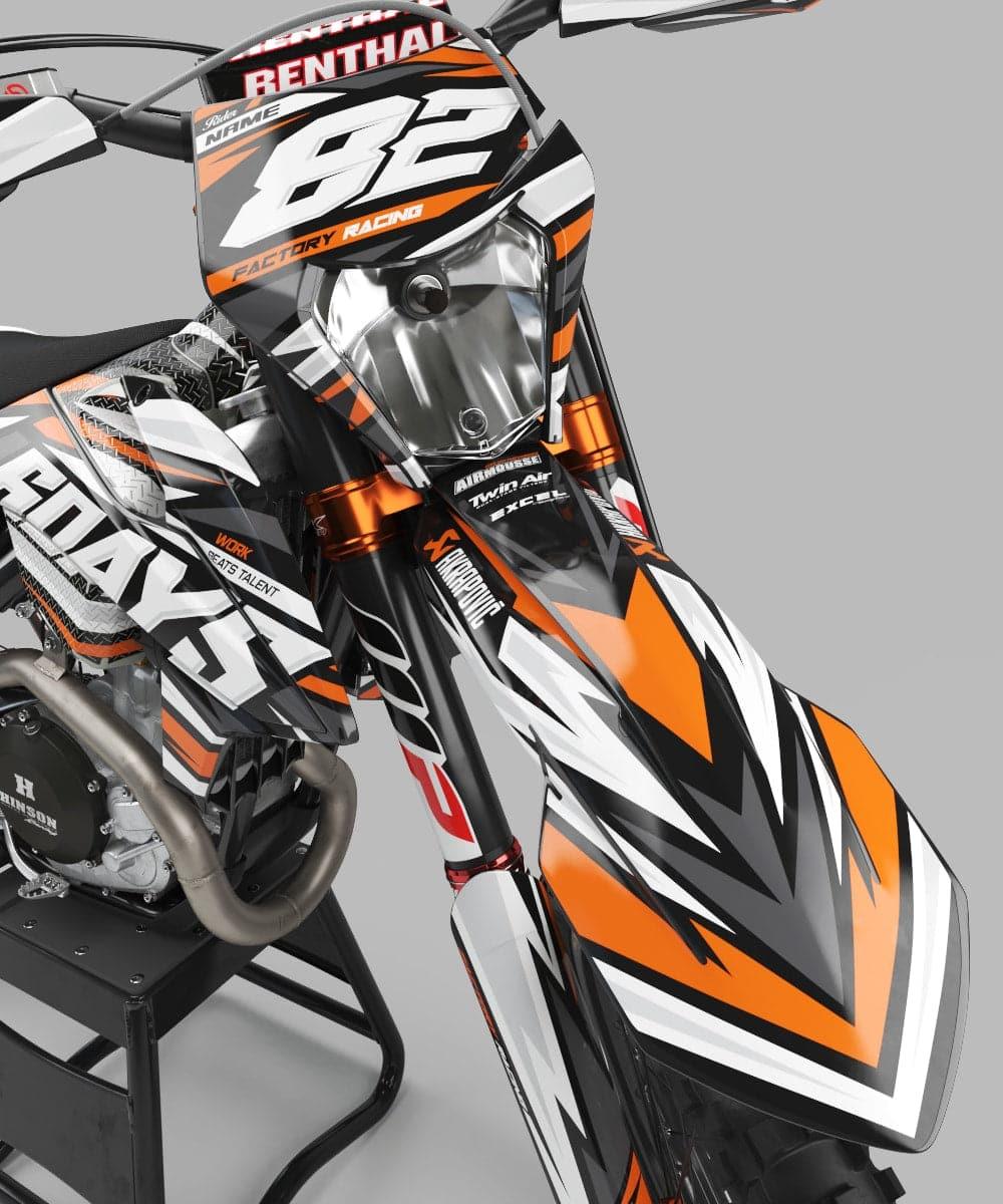 Dekor-Kit KTM an alle Modelle anpassbar - BORDEAUX