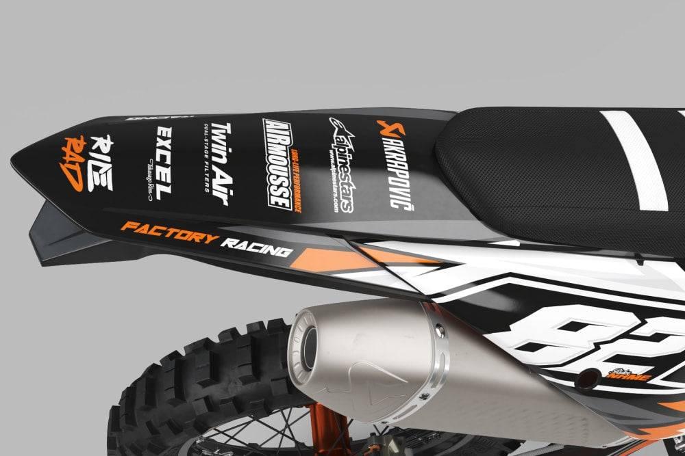 Dekor-Kit KTM an alle Modelle anpassbar - BORDEAUX