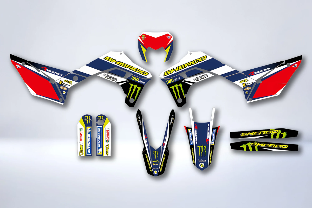 Graphics kit Sherco SE-R SM-R 50cc 2013-2026 - MONSTER