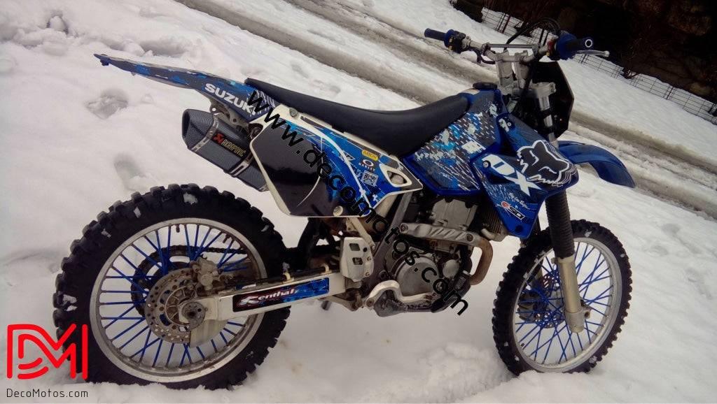 kit grafiche SUZUKI DRZ 400 - BLUE FOX