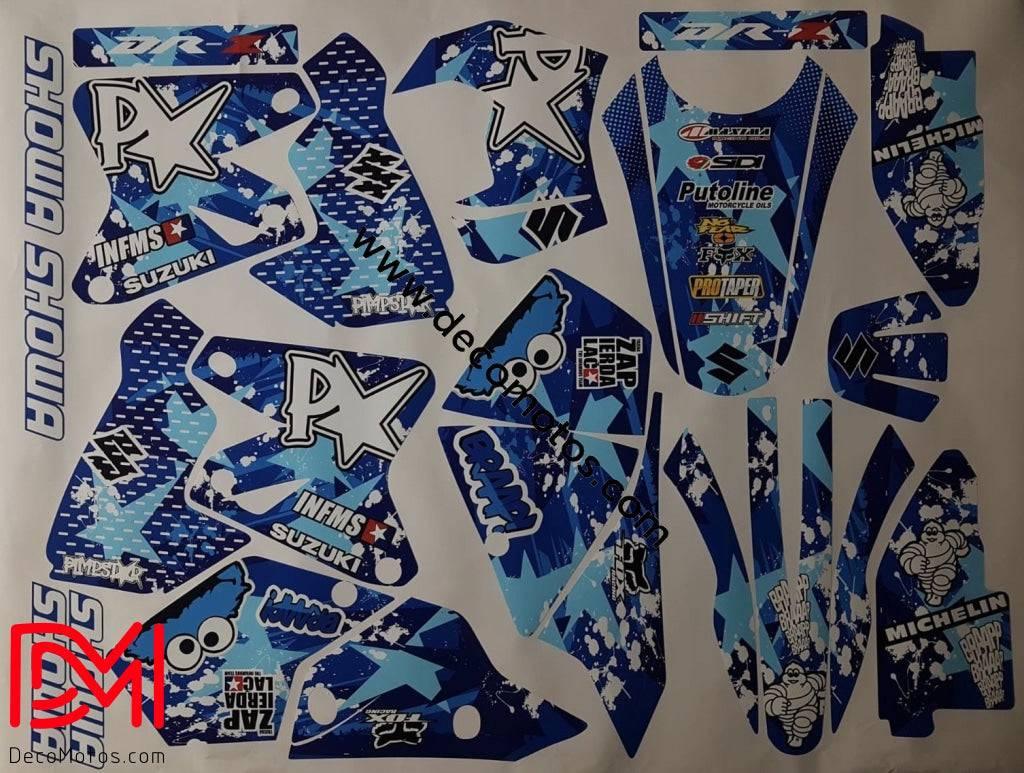 kit grafiche SUZUKI DRZ 400 - BLUE PIMPSTAR
