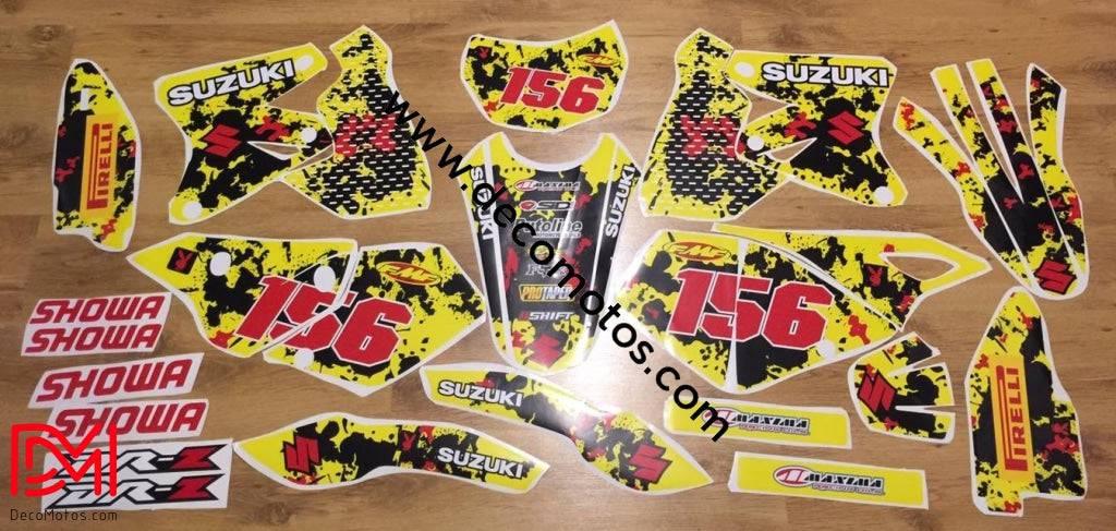 kit grafiche SUZUKI DRZ 400 - YELLOW