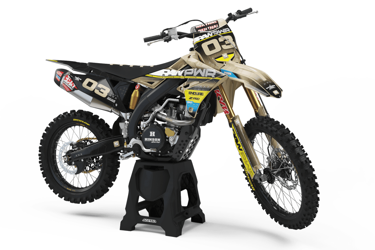 Kit Déco SUZUKI RM-Z 450 2018-2025 & RM-Z 250 2019-2023 - RAW PWR