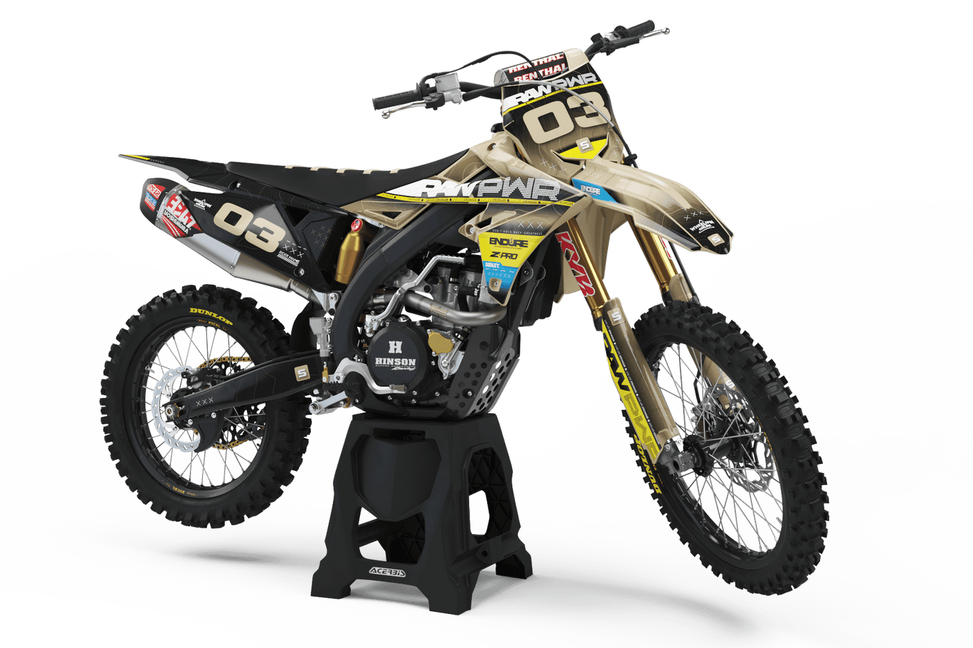 Kit Déco SUZUKI RM-Z 450 2018-2025 & RM-Z 250 2019-2023 - RAW PWR