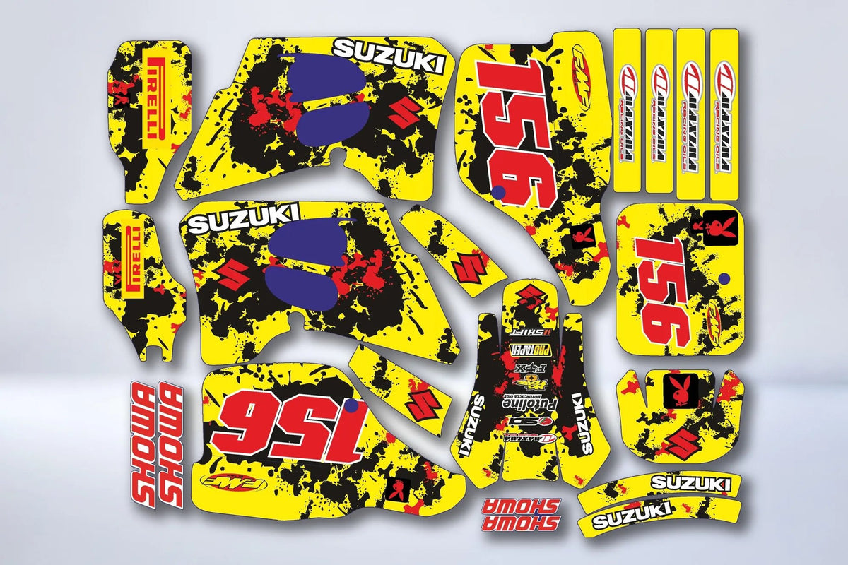 Graphics kit SUZUKI RMX / SMX 1998-2001 STAIN