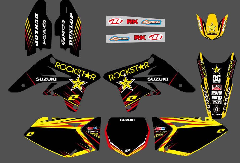 Dekor-Kit SUZUKI RMZ 250 2007-2009 - NOVASTAR