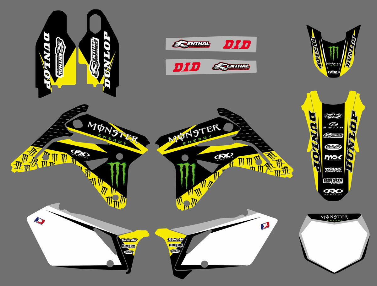 kit grafiche SUZUKI RMZ 450 2005-2007 - MONSTER