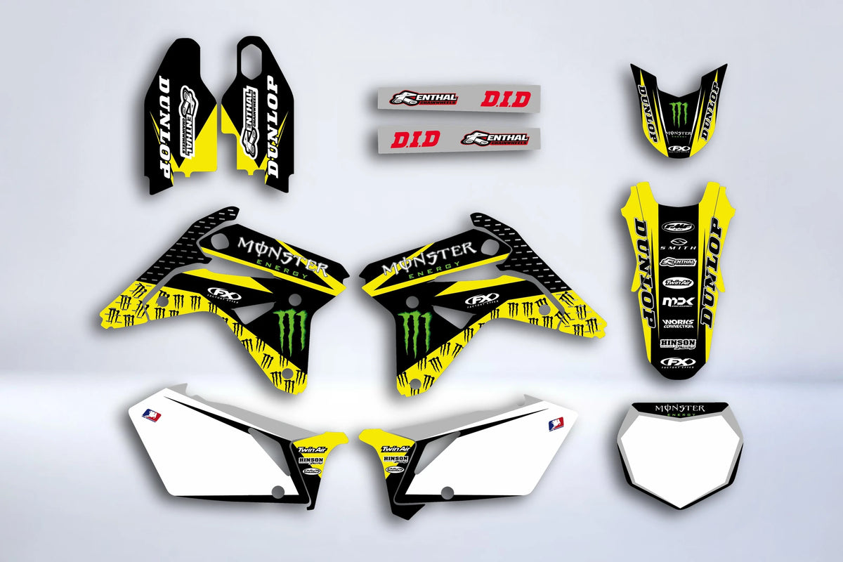 Dekor-Kit SUZUKI RMZ 450 2005-2007 - MONSTER