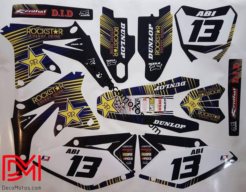 graphics kit SUZUKI RMZ 450 2008-2017 - ROCKSTAR #4