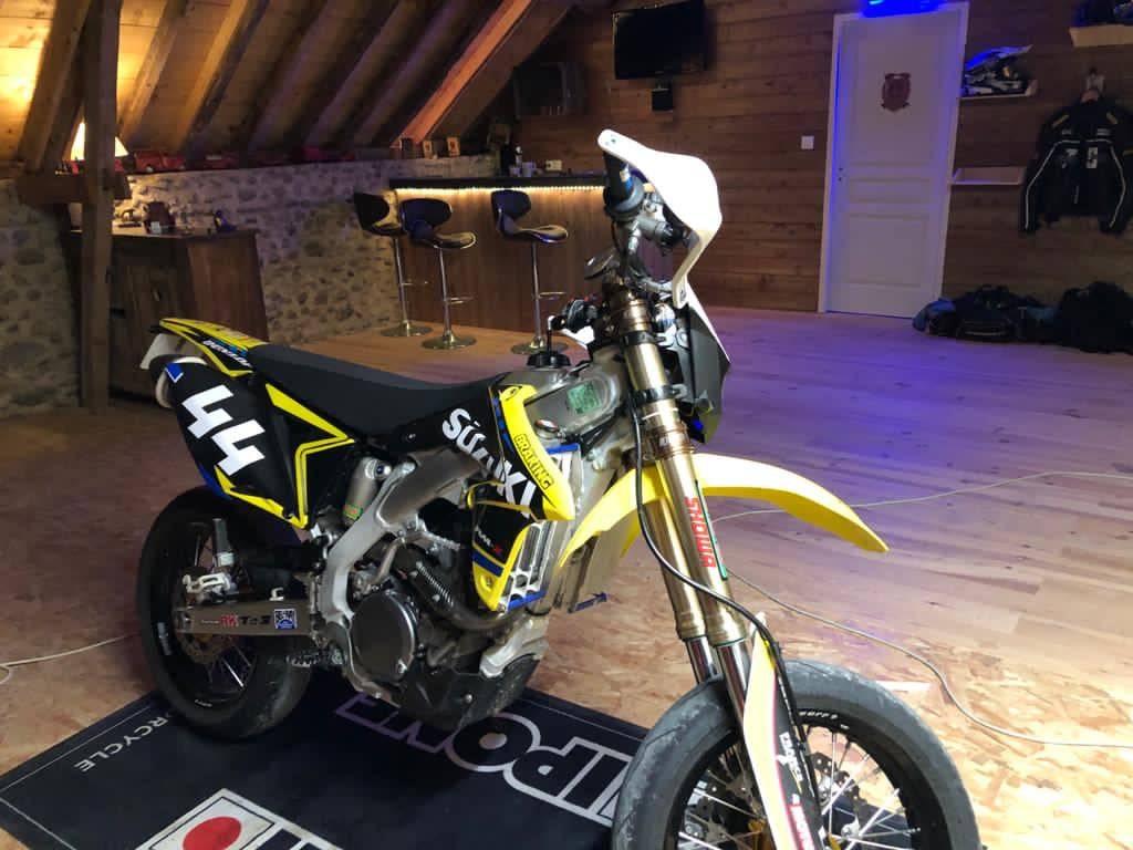kit grafiche SUZUKI RMZ 450 2008-2017 - GIALLO BLU
