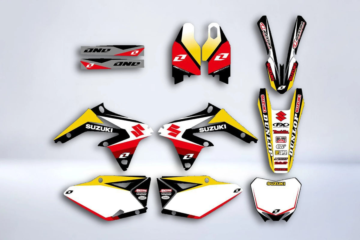 Kit de adhesivos SUZUKI RMZ 450 2008-2017 - FACTORY #2