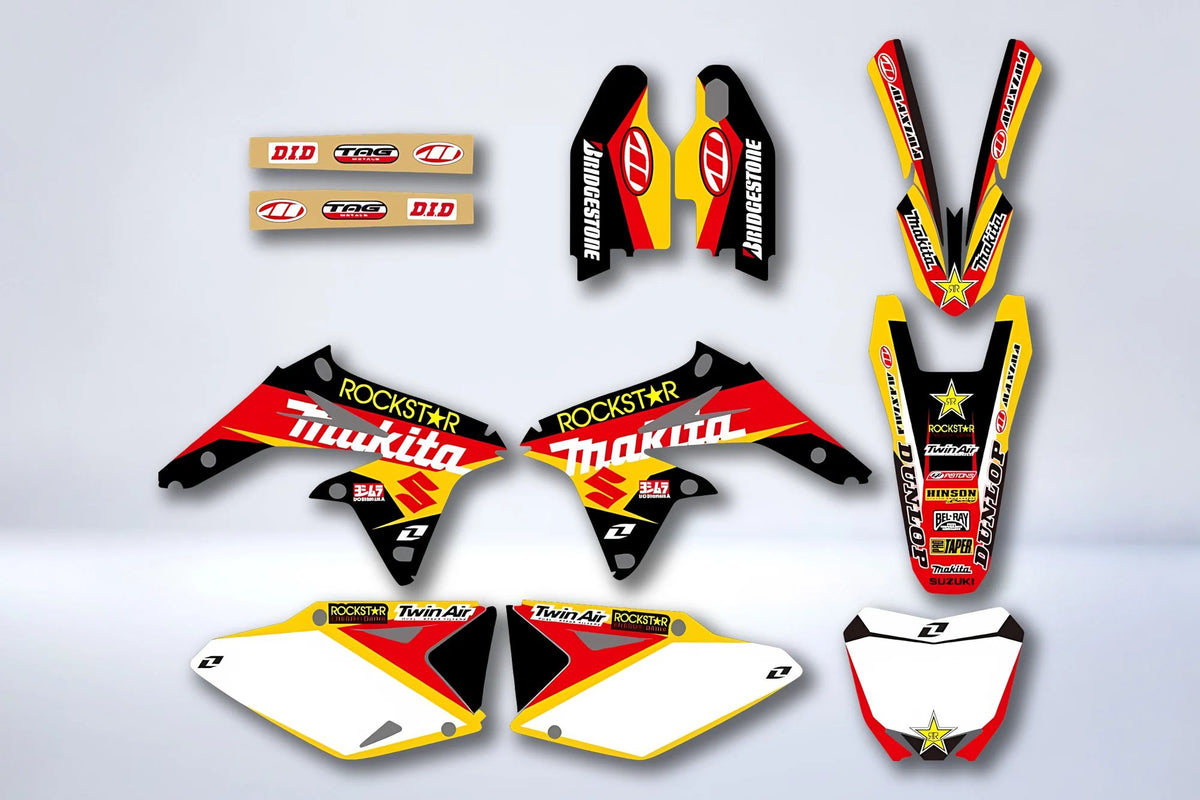 Graphics kit SUZUKI RMZ 450 2008-2017 - MAKITA