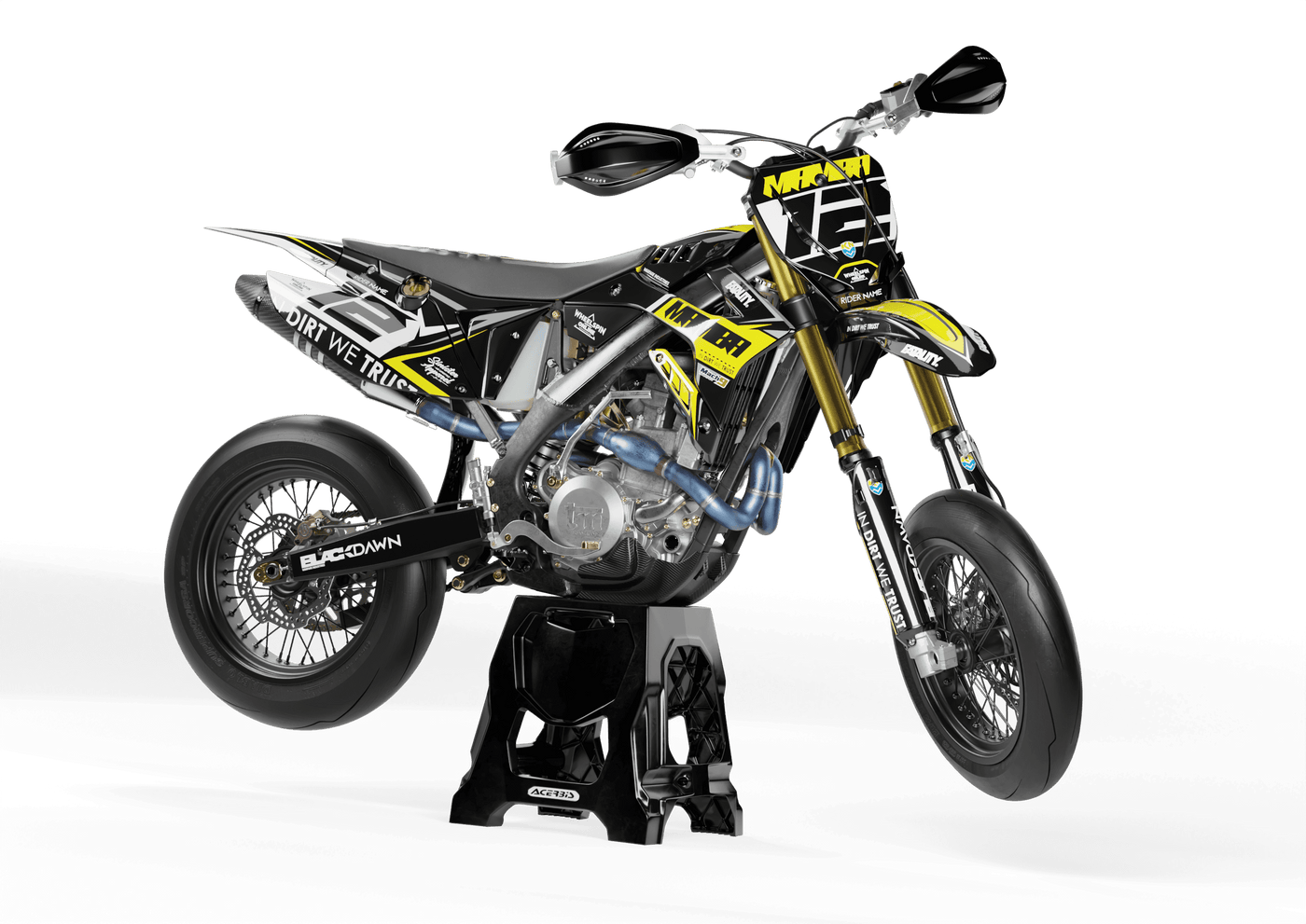 Kit Decorativo TM Racing SMX 450 2015-2021 - YELLOW