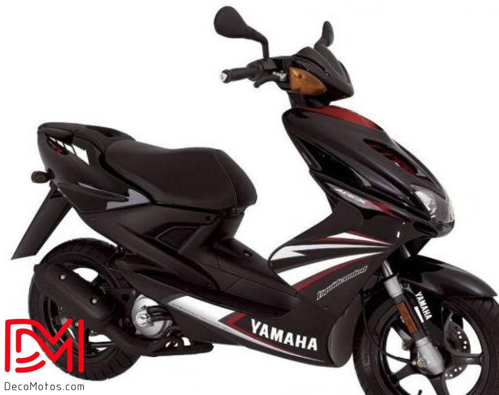 Kit de decoración NEGRO ROJO – YAMAHA AEROX R