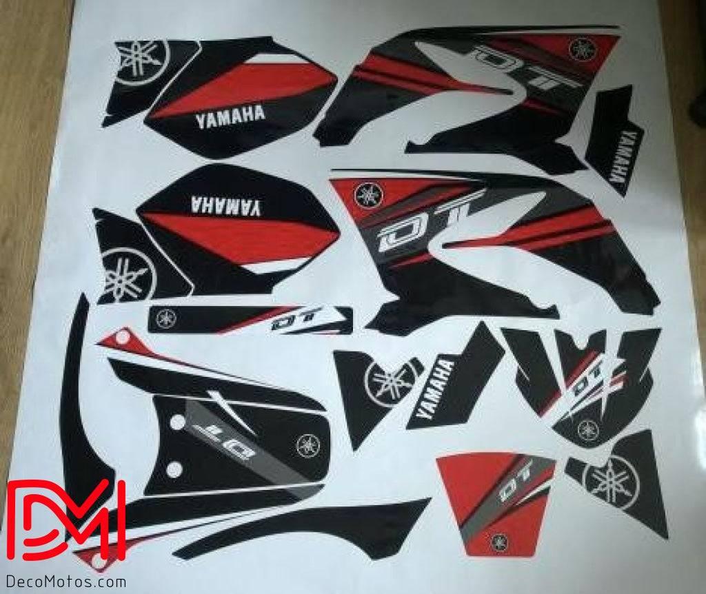 Kit de decoración Yamaha DT 50 2003-2020 - ROJO B